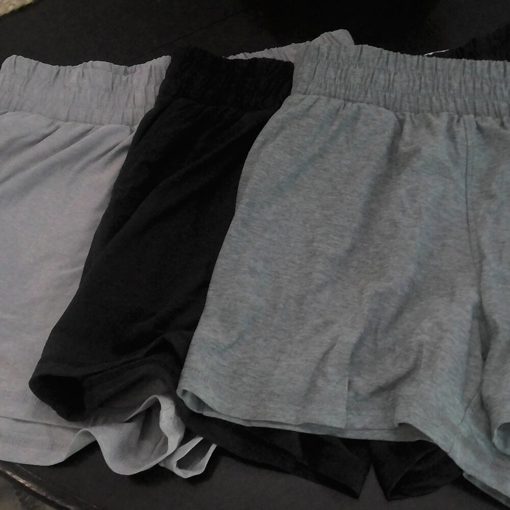 3 Pair Buttercore Sport Shorts / small